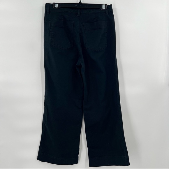 GAP high rise wide leg black jeans size 8 - Picture 2 of 5